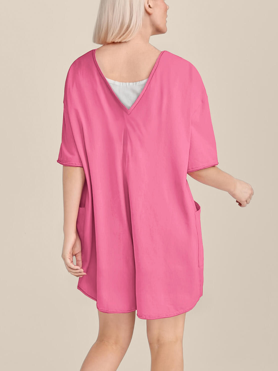 Oversized Tee Romper - Maternity & Postpartum – Lahloya Maternity