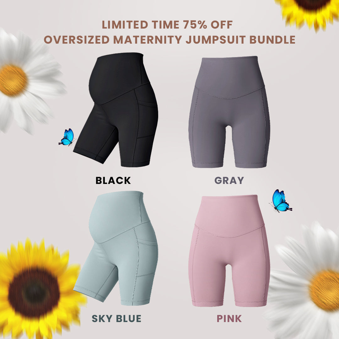 Cloud Biker Shorts 2-Pack Bundle - Maternity & Postpartum
